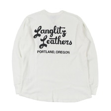 Langlitz Leathers Waffle Long Sleeve T-shirt LLC-013-TYPEA画像