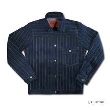 DELUXEWARE DX40153 12.5oz STRIPE INDIGO画像