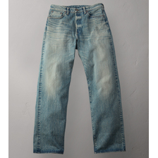 THE FLAT HEAD 14.5oz WIDE STRAIGHT JEANS - REAL AGING - FN-D111C画像
