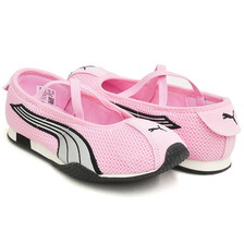 PUMA H-STREET BALLET WNS PINK SHIMMER - PUMA SILVER 407820-04画像