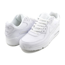 NIKE AIR MAX 90 LTR(GS) wht/wht-metallic silver CD6864-133画像