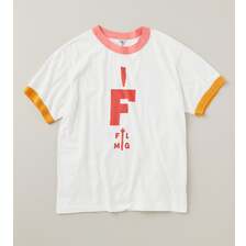 FilMelange "VOLKER2-OAR" Vintage Tenjiku S/S Ringer Print Tee画像