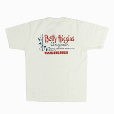 SUN SURF PRINT SLUB YARN T-SHIRT "BETTY HIGGINS LOGO" SS79714画像
