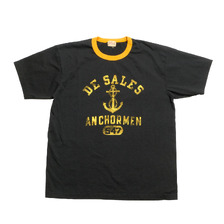 Whitesville 18/- S/S RINGER T-SHIRT W/PRINT WV79686画像