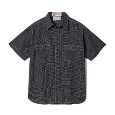 SUGAR CANE Lot No. SC39734 / FICTION ROMANCE 5.25oz. INDIGO CHECK WORK SHIRT画像