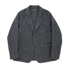 Workers Lounge Jacket Twisted Herringbone Tweed画像