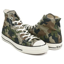 CONVERSE ALL STAR AGED WOODLANDCAMO HI REEN / GREY / BROWN 31318220画像