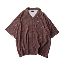 Subciety Medallion rayon shirt 155-22153画像