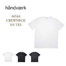 handvaerk C60/2 NEW CREWNECK S/S T-SHIRT 6540画像
