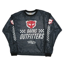 BARNS MESH BOXY L/S TEE BR-26210画像