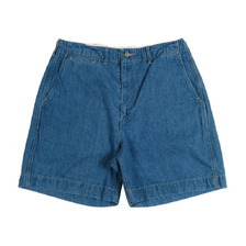 SUGAR CANE DENIM TROUSERS SHORTS AGED SC52665画像