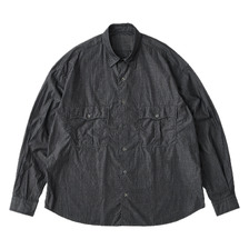 PORTER CLASSIC ROLL UP SHIRT (SUVIN GOLD SUPREME 140/2) PC-016-3981画像