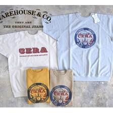 WAREHOUSE Lot 4104 2nd Hand Short Sleeve Sweat Shirts CERA画像