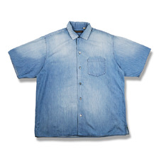 FULLCOUNT 4100HW-2 Denim Open Collar S/S Shirt画像