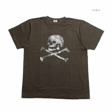DUBBLE WORKS Lot.33005 S/S T-SHIRT SKULL AND BONE画像