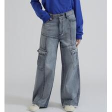 AVIREX PANEL CARGO DENIM PANTS 7836211601画像