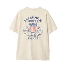 AVIREX PRINT T-SHIRT &rdquo;KEEP EM FLYING&rdquo; 7836134020画像