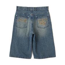 AVIREX GOALERS EMBROIDERY DENIM SHORTS 7836213002画像