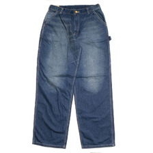 BURGUS PLUS Work painter pants 11oz Denim - Mid Used 560-10画像