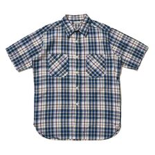 WAREHOUSE Lot 3056 SHORT SLEEVE CHECK WORK SHIRTS B柄画像