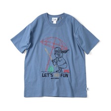 gym master 7.4oz LETS DO FUN 刺繍TEE G721704画像