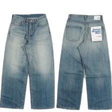 JOHNBULL DENIM DELIGHT DAYS セルヴィッチデニムワイドジーンズ フェード JY261P04-417画像