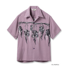 STAR OF HOLLYWOOD Lot No. SH39705 / HOPSACK RAYON OPEN SHIRT &ldquo;SHRUNKEN HEAD&rdquo;画像