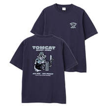 AVIREX U.S. NAVY TOMCAT FLOCKY T-SHIRT 7836234005画像