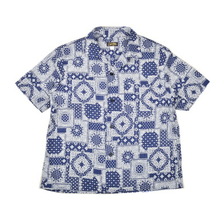 COLIMBO HUNTING GOODS BANDANA PATTERN OPEN COLLAR SHIRT ZB-0312画像