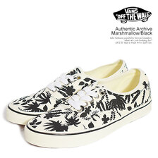 VANS Authentic Archive Marshmallow/Black VN000D6GCJI画像