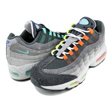 NIKE AIR MAX 95 BIG BUBBLE PREMIUM GREEDY hyper turq/volt-solar red IU2636-300画像