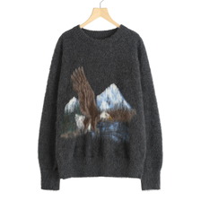 Maison Margiela BRUSHED EAGLE PULLOVER S50HL0078-M13321画像