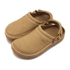 crocs Classic Crafted Vegan Suede Stitch Sepia 214048-2EY画像
