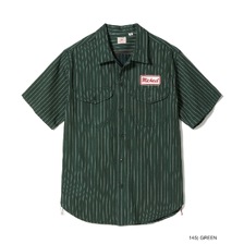 SUGAR CANE Lot No. SC39732 / COKE STRIPE WORK SHIRT with EMBROIDERED (SHORT SLEEVE)画像