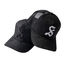 Subciety Jacquard paisley mesh cap 155-86242画像
