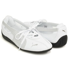 PUMA SPEEDCAT BALLET NOVA METALLIC WNS PUMA WHITE - PUMA BLACK 408342-01画像