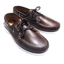 Quoddy Head Boat Shoe: Brown 610012画像