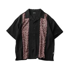 Subciety Patterned panel shirt 155-22248画像