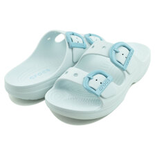 crocs SATURDAY ENAMEL BUCKLES SANDAL W VAPOR ICE 212867-5EA画像