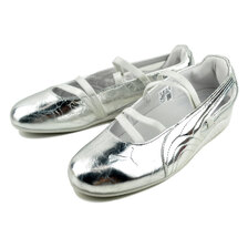 PUMA SPEEDCAT BALLET LUSTRE WNS PUMA SILVER-FEATHER GREY 408264-01画像