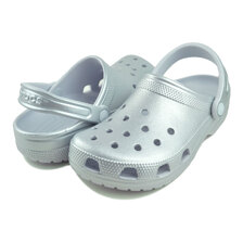 crocs CLASSIC TINTED METALLIC CLOG SKY ICE 214010-5EW画像