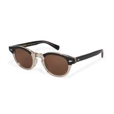 EVILACT ACE BROW black x a. clear / brown lens EAE26-17BR-12画像
