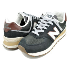 new balance U5748SB BROWN DARKSILVERMETALLIC画像