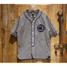Cushman COTTON FLANNEL BASE BALL SHIRT 25622画像