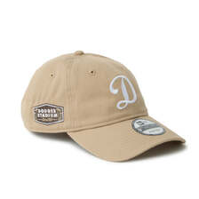 NEW ERA 9TWENTY MLB Side Patch ロサンゼルス・ドジャース プラクティスロゴ キャメル 14745084画像