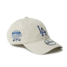 NEW ERA 9TWENTY MLB Side Patch ロサンゼルス・ドジャース ストーン 14745082画像