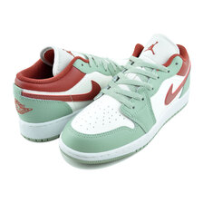 NIKE AIR JORDAN 1 LOW(GS) sail/jade horizon-summit wht 553560-133画像