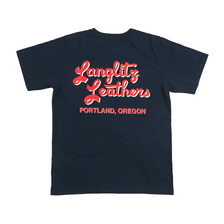 Langlitz Leathers LLC-003 Short Sleeve T-shirt Type A 2tone TYPE A 2TONE画像