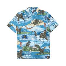 reyn spooner MLB LOS ANGELES DODGERS GODZILLA ALOHA SHIRT 1257194画像