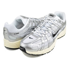 NIKE P-6000 wht/blk-metallic silver CD6404-105画像